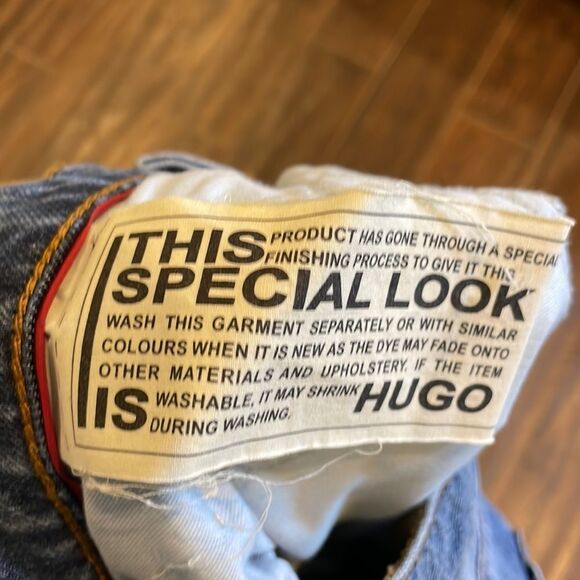 Mens Hugo Boss Slim Jeans Sz 36 - Picture 3 of 4